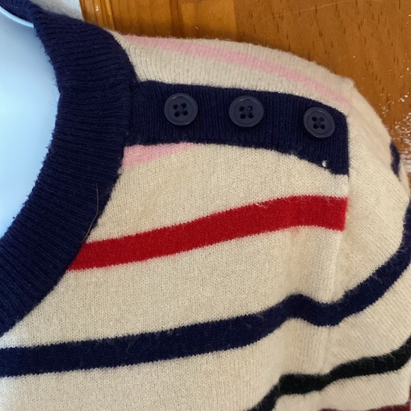 LAST DAY - Modcloth Cream Ringer Tee - Size S - Picture 4 of 9